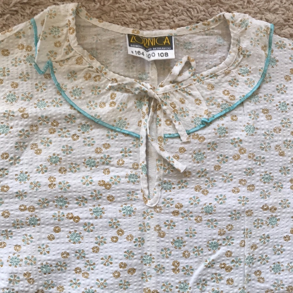 Short sleeve cotton nightgown - Picture 3 of 5